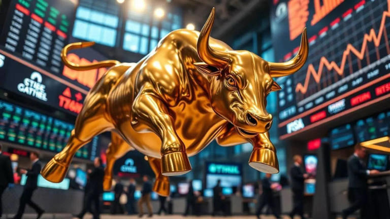 Latest Nifty50 & Sensex Santa