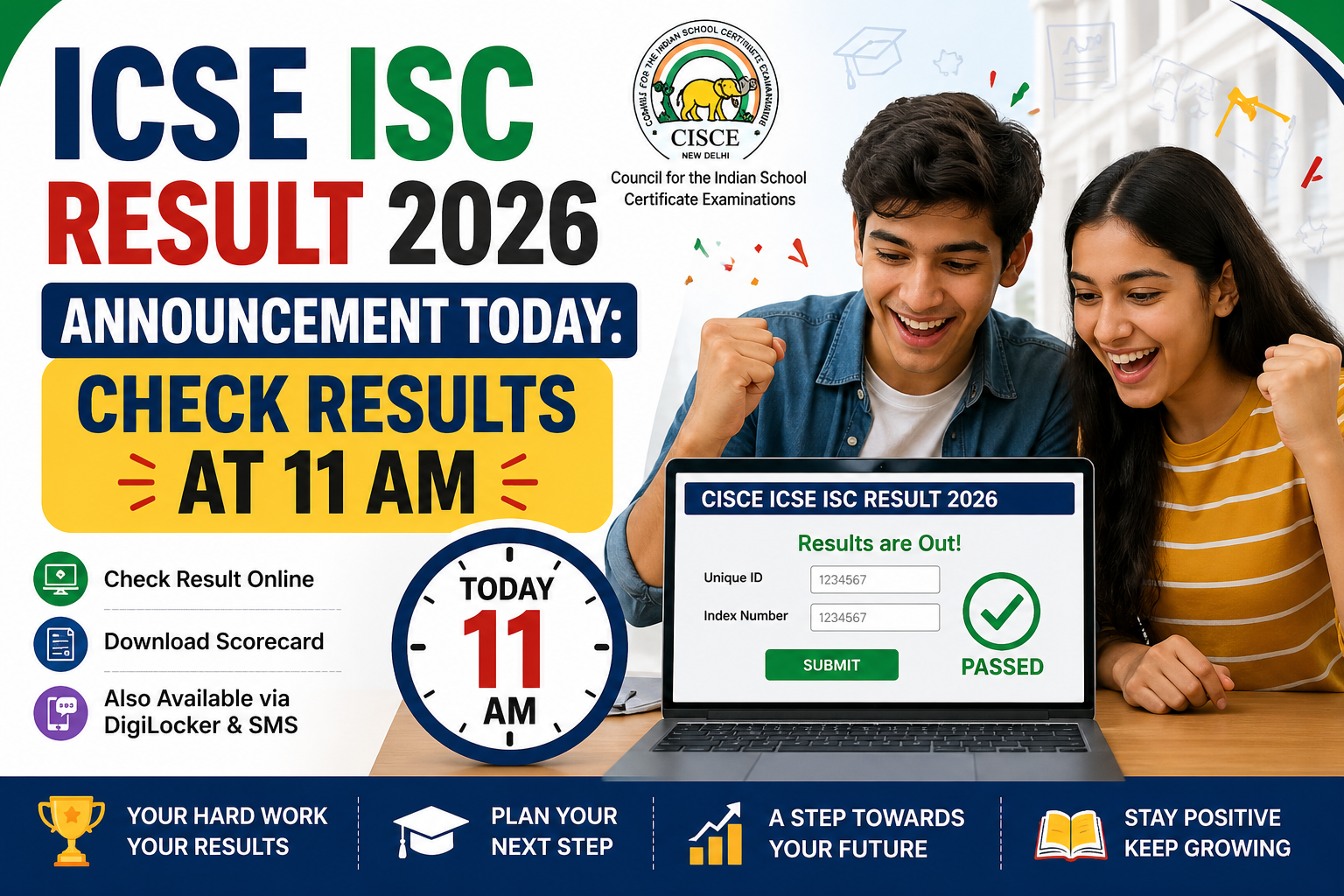 ICSE ISC Result 2026
