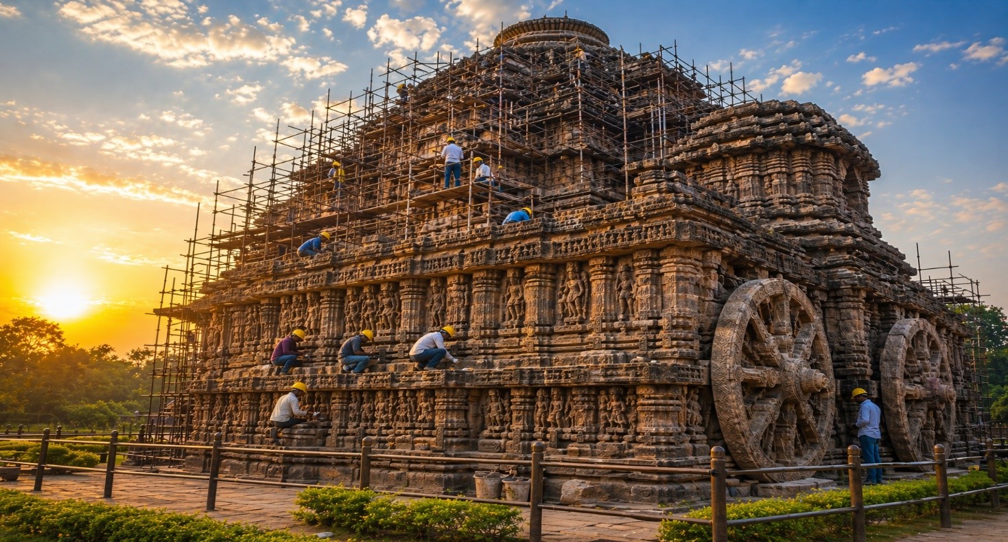 Konark Sun Temple restoration