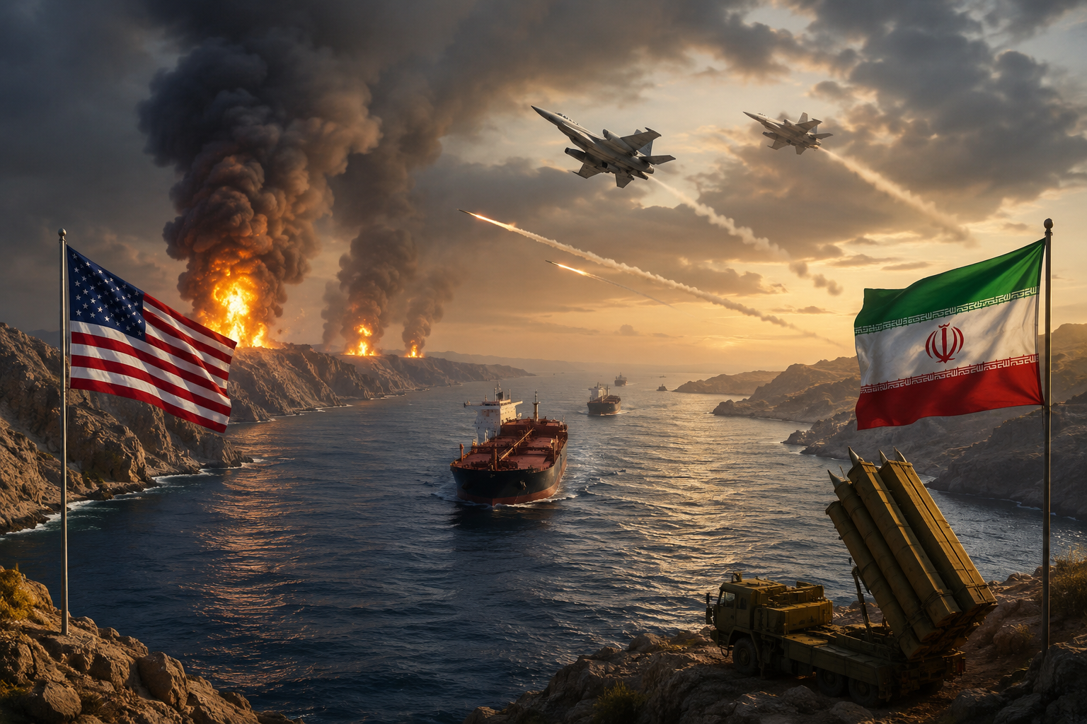 US Airstrikes on Iran near Strait of Hormuz Raise Global Tensions During Peace Talks