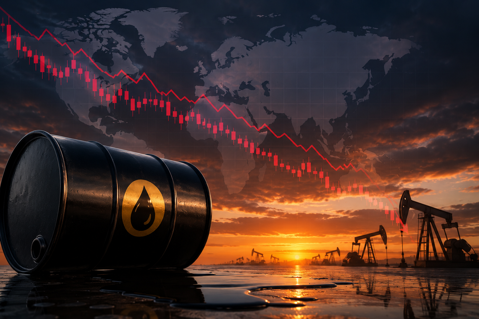 Global Oil Prices Fall 2026