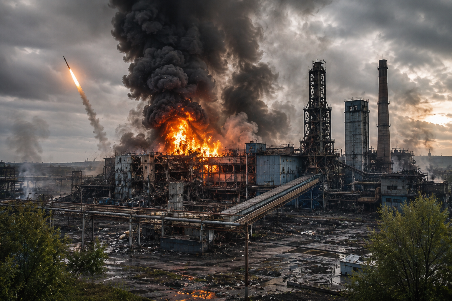 Russia Hits Indian Billionaire’s Factory